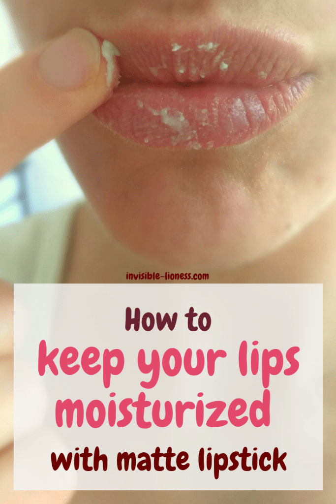 How to keep lips moisturized with matte lipstick