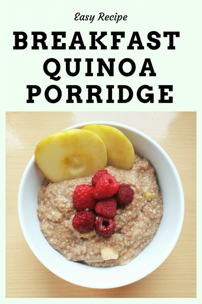 One of my favorite sweet quinoa recipes is this breakfast quinoa porridge. Not only is it super healthy, it's also quite quickly made and tastes creamy and fruity..