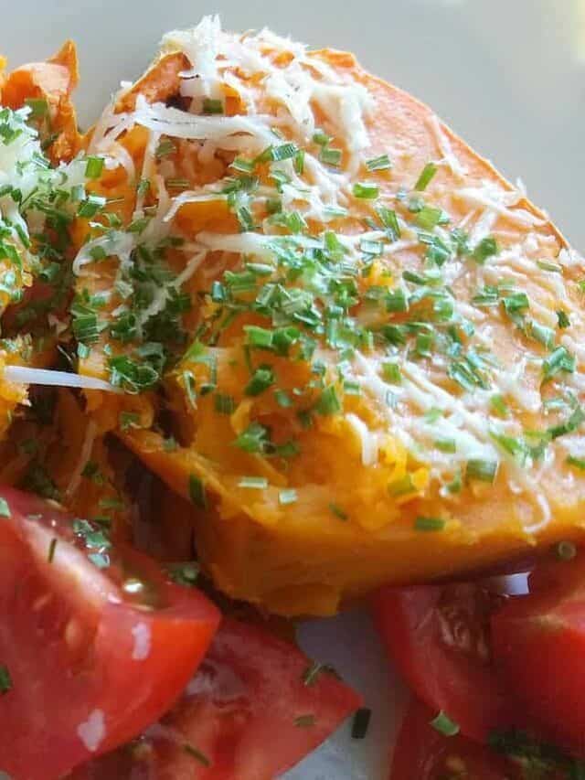 Really quick sweet potato snack