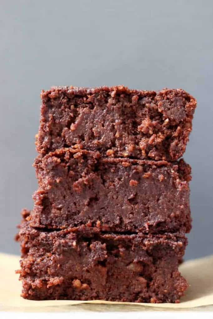 Image of the vegan, gluten-free chocolate brownies