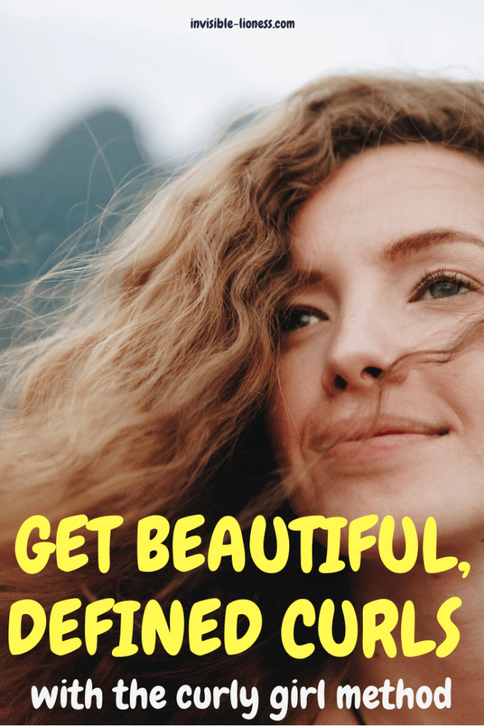 A pinnable image with the title of the article and a smiling woman with curly hair