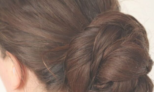 How to make a bun without hair ties or bobby pins