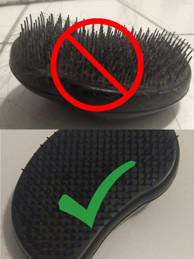 Tangle Teezer cleaning tutorial